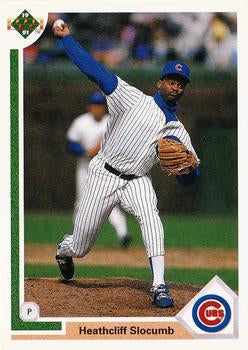 #767 Heathcliff Slocumb - Chicago Cubs - 1991 Upper Deck Baseball