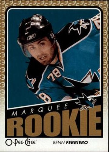 #767 Benn Ferriero - San Jose Sharks - 2009-10 O-Pee-Chee Hockey