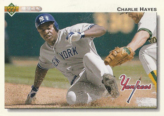 #768 Charlie Hayes - New York Yankees - 1992 Upper Deck Baseball