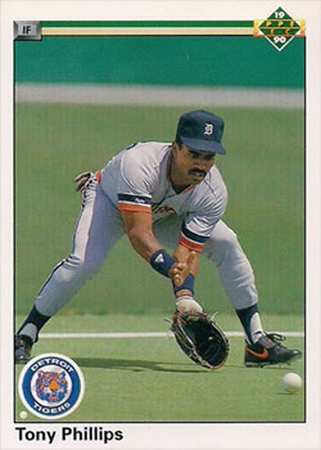 #768 Tony Phillips - Detroit Tigers - 1990 Upper Deck Baseball