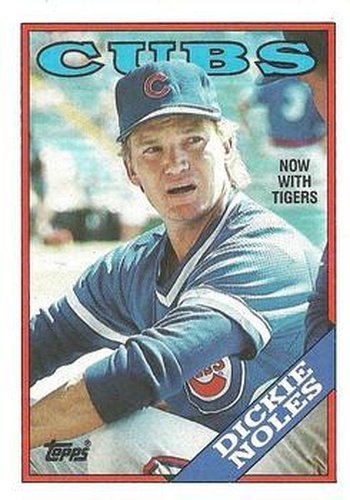 #768 Dickie Noles - Detroit Tigers - 1988 Topps Baseball
