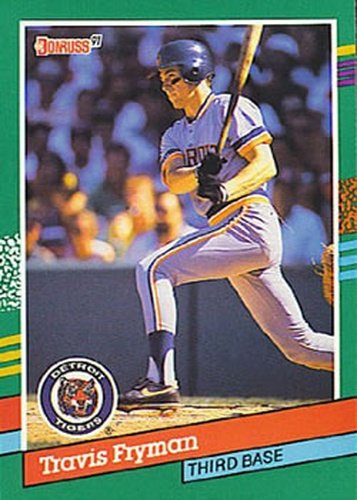 #768 Travis Fryman - Detroit Tigers - 1991 Donruss Baseball