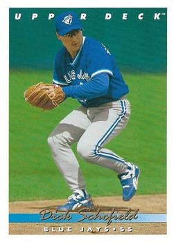 #768 Dick Schofield - Toronto Blue Jays - 1993 Upper Deck Baseball