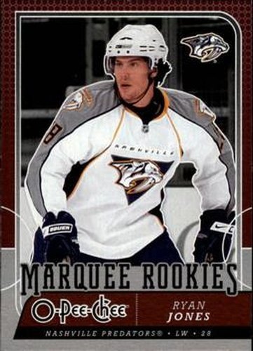 #769 Ryan Jones - Nashville Predators - 2008-09 O-Pee-Chee Hockey