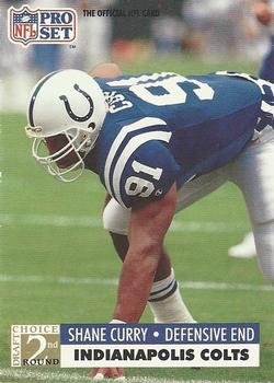 #769 Shane Curry - Indianapolis Colts - 1991 Pro Set Football