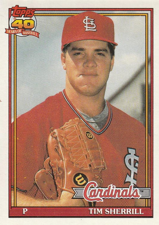 #769 Tim Sherrill - St. Louis Cardinals - 1991 O-Pee-Chee Baseball