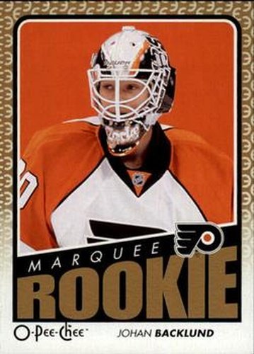 #769 Johan Backlund - Philadelphia Flyers - 2009-10 O-Pee-Chee Hockey