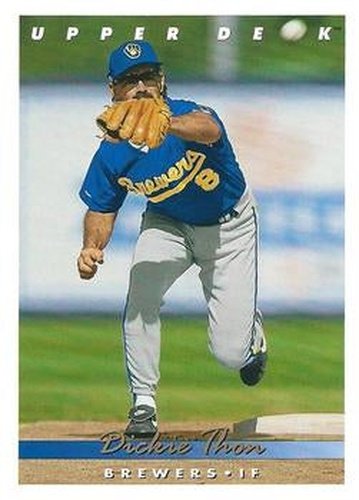 #769 Dickie Thon - Milwaukee Brewers - 1993 Upper Deck Baseball