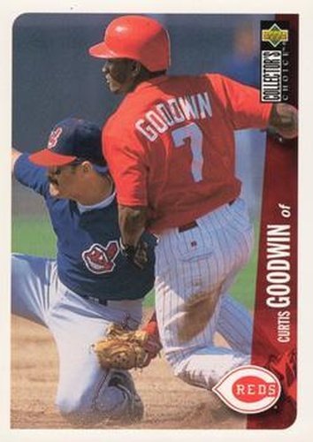 #769 Curtis Goodwin - Cincinnati Reds - 1996 Collector's Choice Baseball