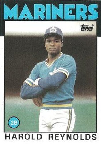 #769 Harold Reynolds - Seattle Mariners - 1986 Topps Baseball