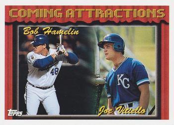 #769 Bob Hamelin / Joe Vitiello - Kansas City Royals - 1994 Topps Baseball