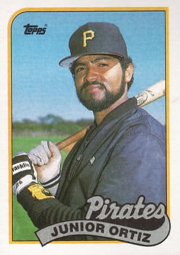 #769 Junior Ortiz - Pittsburgh Pirates - 1989 Topps Baseball