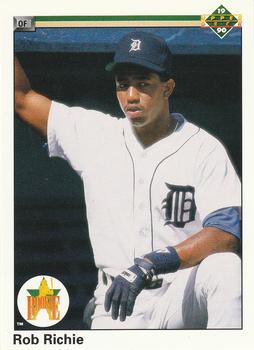 #76 Rob Richie - Detroit Tigers - 1990 Upper Deck Baseball