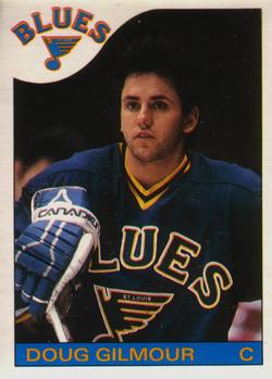 #76 Doug Gilmour - St. Louis Blues - 1985-86 O-Pee-Chee Hockey