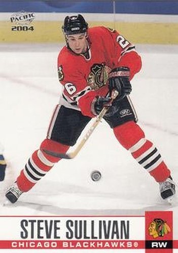 #76 Steve Sullivan - Chicago Blackhawks - 2003-04 Pacific Hockey