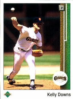 #476 Kelly Downs - San Francisco Giants - 1989 Upper Deck Baseball