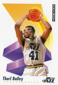 #276 Thurl Bailey - Utah Jazz - 1991-92 SkyBox Basketball