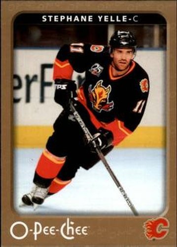 #76 Stephane Yelle - Calgary Flames - 2006-07 O-Pee-Chee Hockey