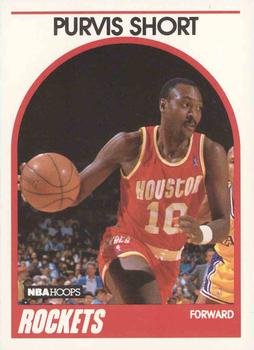 #76 Purvis Short - Houston Rockets - 1989-90 Hoops Basketball