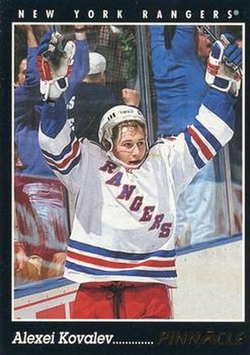 #76 Alexei Kovalev - New York Rangers - 1993-94 Pinnacle Hockey