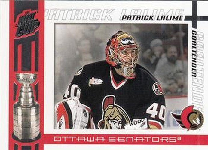 #76 Patrick Lalime - Ottawa Senators - 2003-04 Pacific Quest for the Cup Hockey