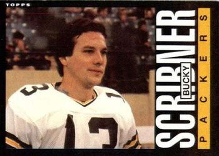 #76 Bucky Scribner - Green Bay Packers - 1985 Topps Football