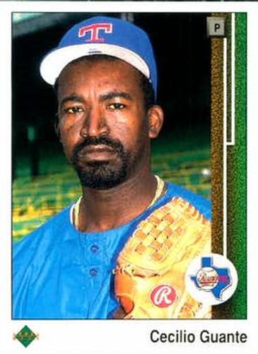 #576 Cecilio Guante - Texas Rangers - 1989 Upper Deck Baseball