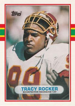 #76T Tracy Rocker - Washington Redskins - 1989 Topps Traded Football