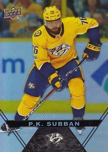 #76 P.K. Subban - Nashville Predators - 2018-19 Upper Deck Tim Hortons Hockey
