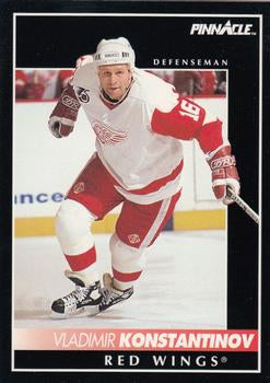 #76 Vladimir Konstantinov - Detroit Red Wings - 1992-93 Pinnacle Canadian Hockey