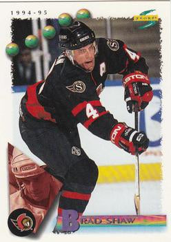 #76 Brad Shaw - Ottawa Senators - 1994-95 Score Hockey