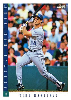 #76 Tino Martinez - Seattle Mariners - 1993 Score Baseball