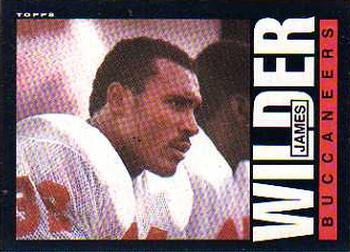 #176 James Wilder - Tampa Bay Buccaneers - 1985 Topps Football