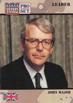 #76 John Major - 1991 Pro Set Desert Storm