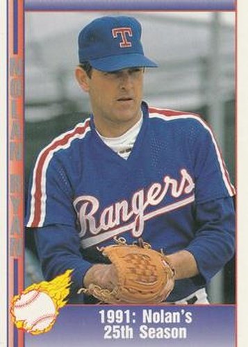 #76 1991: Nolan's 25th Season - Texas Rangers - 1991 Pacific Nolan Ryan Texas Express I Baseball