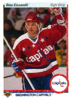 #76 Dino Ciccarelli - Washington Capitals - 1990-91 Upper Deck Hockey