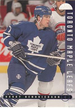 #76 Darby Hendrickson - Toronto Maple Leafs - 1995-96 Leaf Hockey