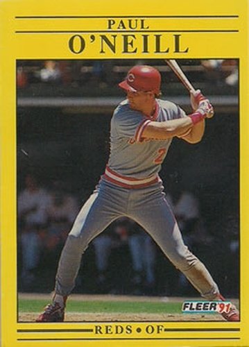 #76 Paul O'Neill - Cincinnati Reds - 1991 Fleer Baseball