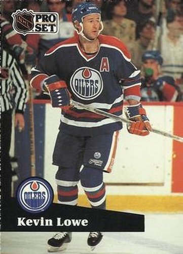 #76 Kevin Lowe - 1991-92 Pro Set Hockey