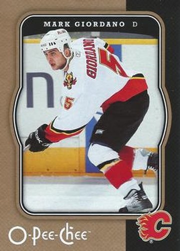 #76 Mark Giordano - Calgary Flames - 2007-08 O-Pee-Chee Hockey