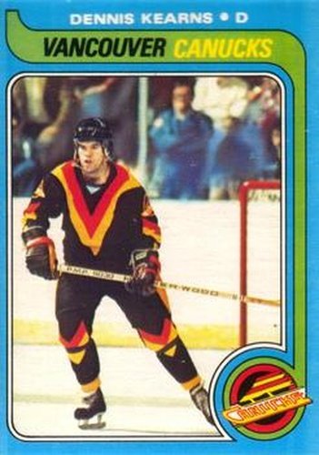 #76 Dennis Kearns - Vancouver Canucks - 1979-80 O-Pee-Chee Hockey