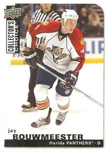 #76 Jay Bouwmeester - Florida Panthers - 2008-09 Collector's Choice Hockey