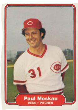 #76 Paul Moskau - Cincinnati Reds - 1982 Fleer Baseball