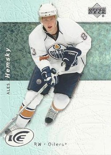 #76 Ales Hemsky - Edmonton Oilers - 2007-08 Upper Deck Ice Hockey