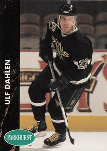 #76 Ulf Dahlen - Minnesota North Stars - 1991-92 Parkhurst Hockey