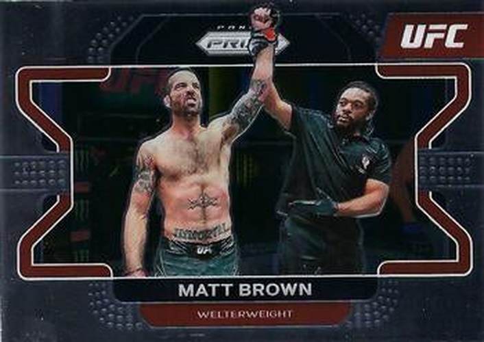 #76 Matt Brown - 2022 Panini Prizm UFC MMA