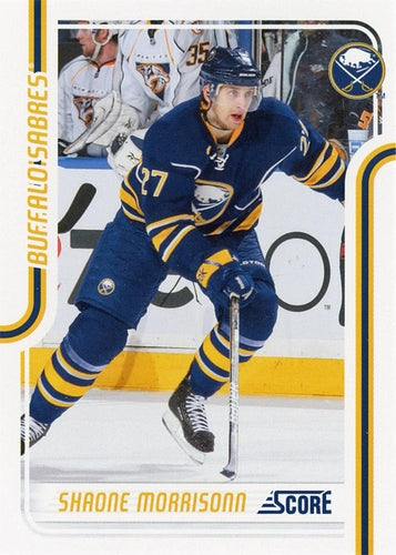 #76 Shaone Morrisonn - Buffalo Sabres - 2011-12 Score Hockey