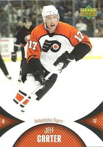 #76 Jeff Carter - Philadelphia Flyers - 2006-07 Upper Deck Mini Jersey Hockey