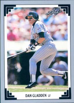 #76 Dan Gladden - Minnesota Twins - 1991 Leaf Baseball
