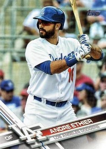 #76 Andre Ethier - Los Angeles Dodgers - 2017 Topps Baseball